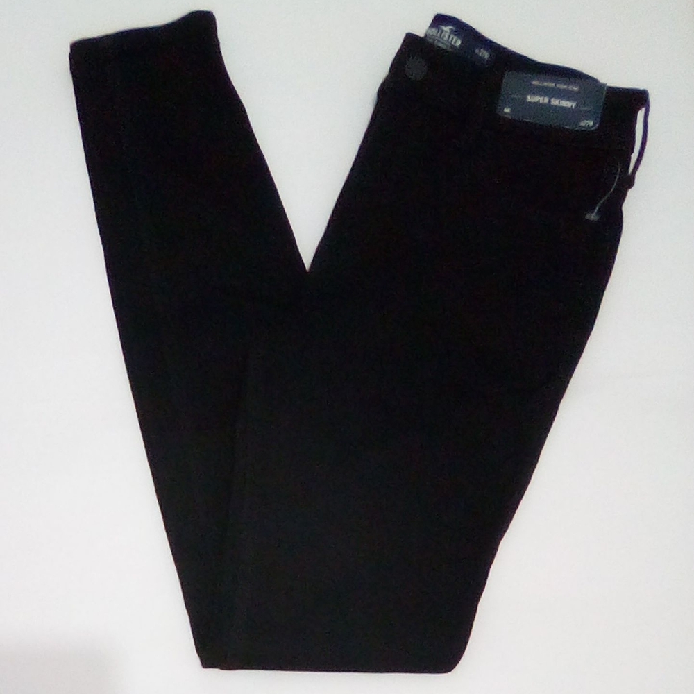 Hollister High Rise Super Skinny Black Jeans Size 4R